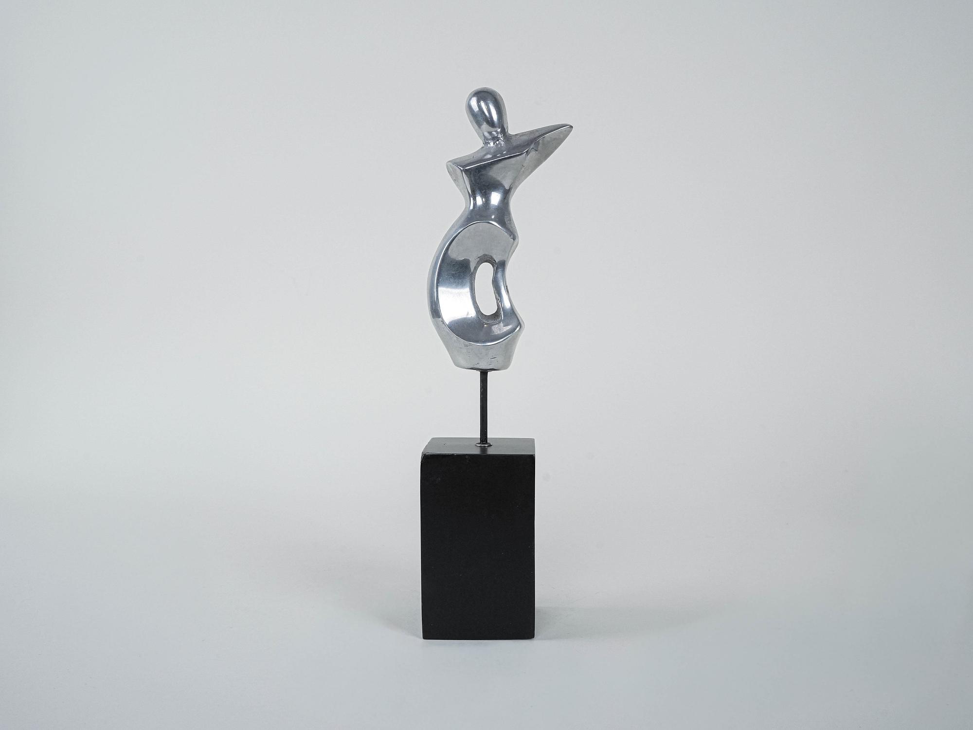 Metal figure silver 1