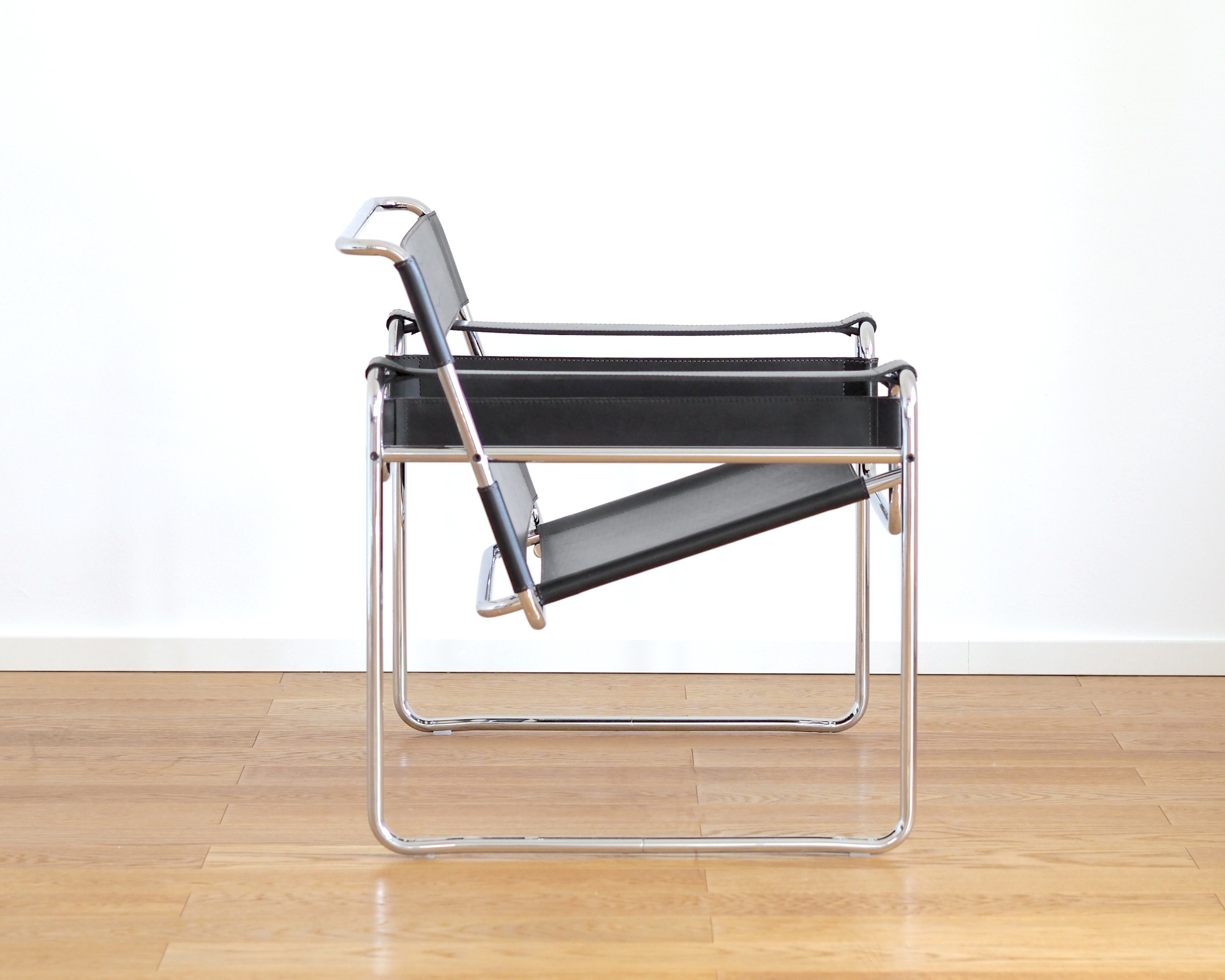 Marcel Breuer Wassily Chair Leder Schwarz 2