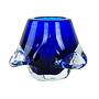 Cobalt glass candlestick Blue 1960s 0