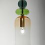 1-Light Pendant Lamp Murano Type C Aluminum 0