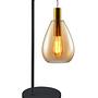 Lampada da tavolo vetro ambra 0