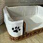Dog bed Small Rattan Brown 2