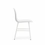 Form Stuhl Mit Metallgestell Weiß 2