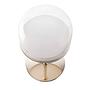 Tischleuchte Stahl Glas Gold 4