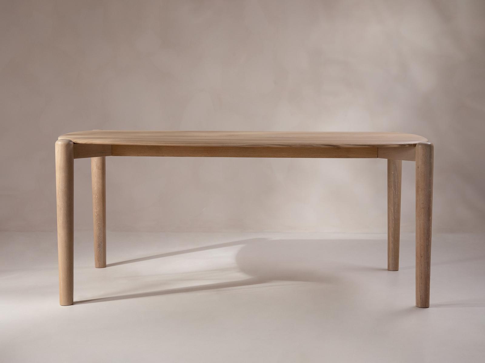 Aires Dining Table 6-Seater Wood Natural 180x90x76 cm 2