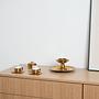 Brass candlestick with foot 1960s 5