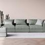 Flayr 3-Sitzer Sofa Webstoff Schiefergrau 5