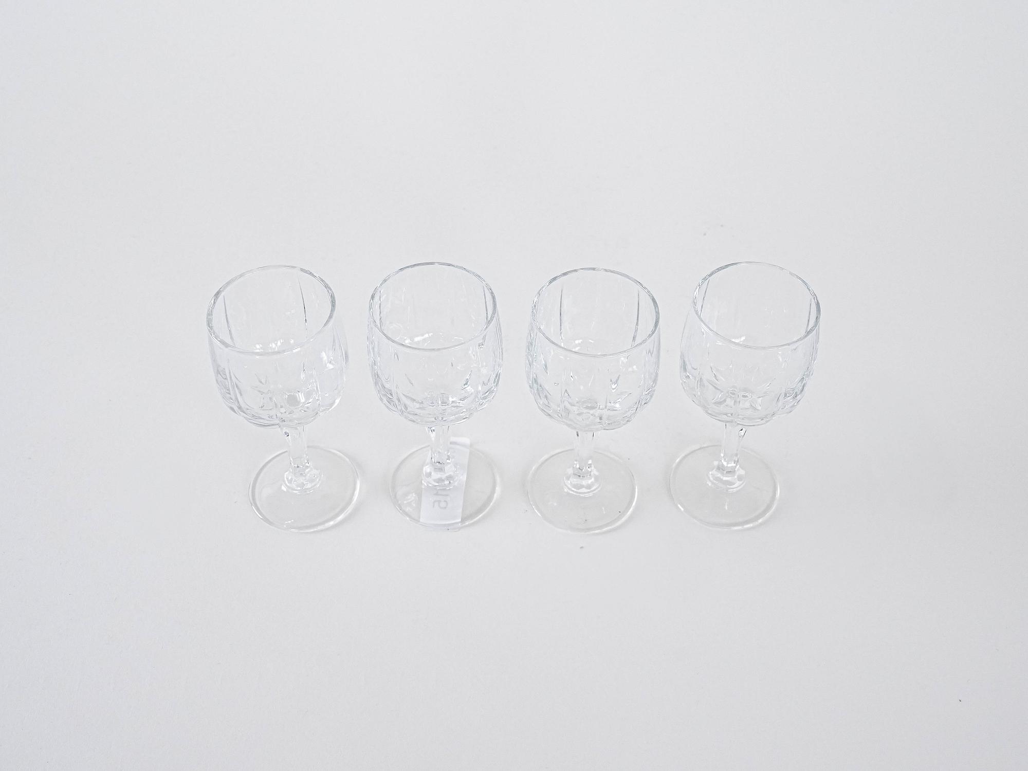 4x Gläser Transparent 4
