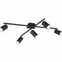 Ceiling light 5-flame Metal Black 1