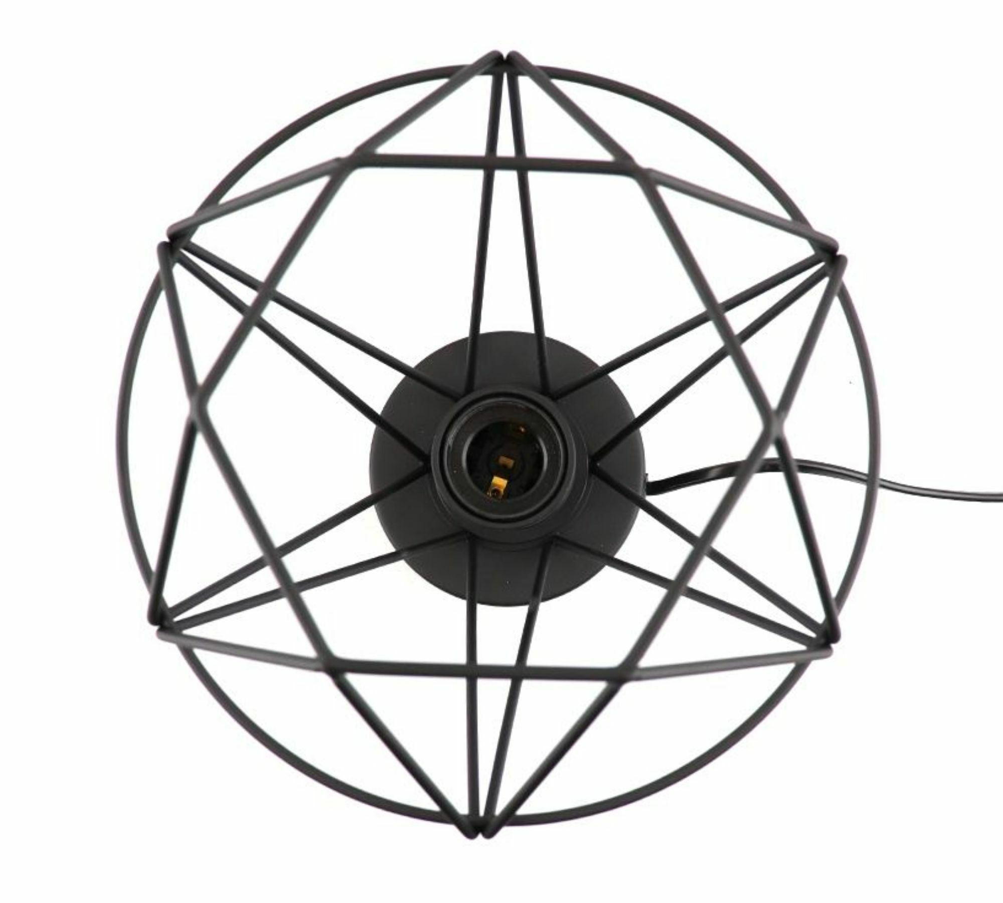 Tischlampe Geometrie Metall Schwarz 2