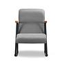 Yoka rocking chair textile gray 1