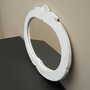 Vintage Mirror Pine White 1960s 3