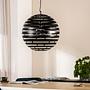 Pendant lamp metal black 0