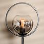 Stehlampe Rauchglas Grau 2