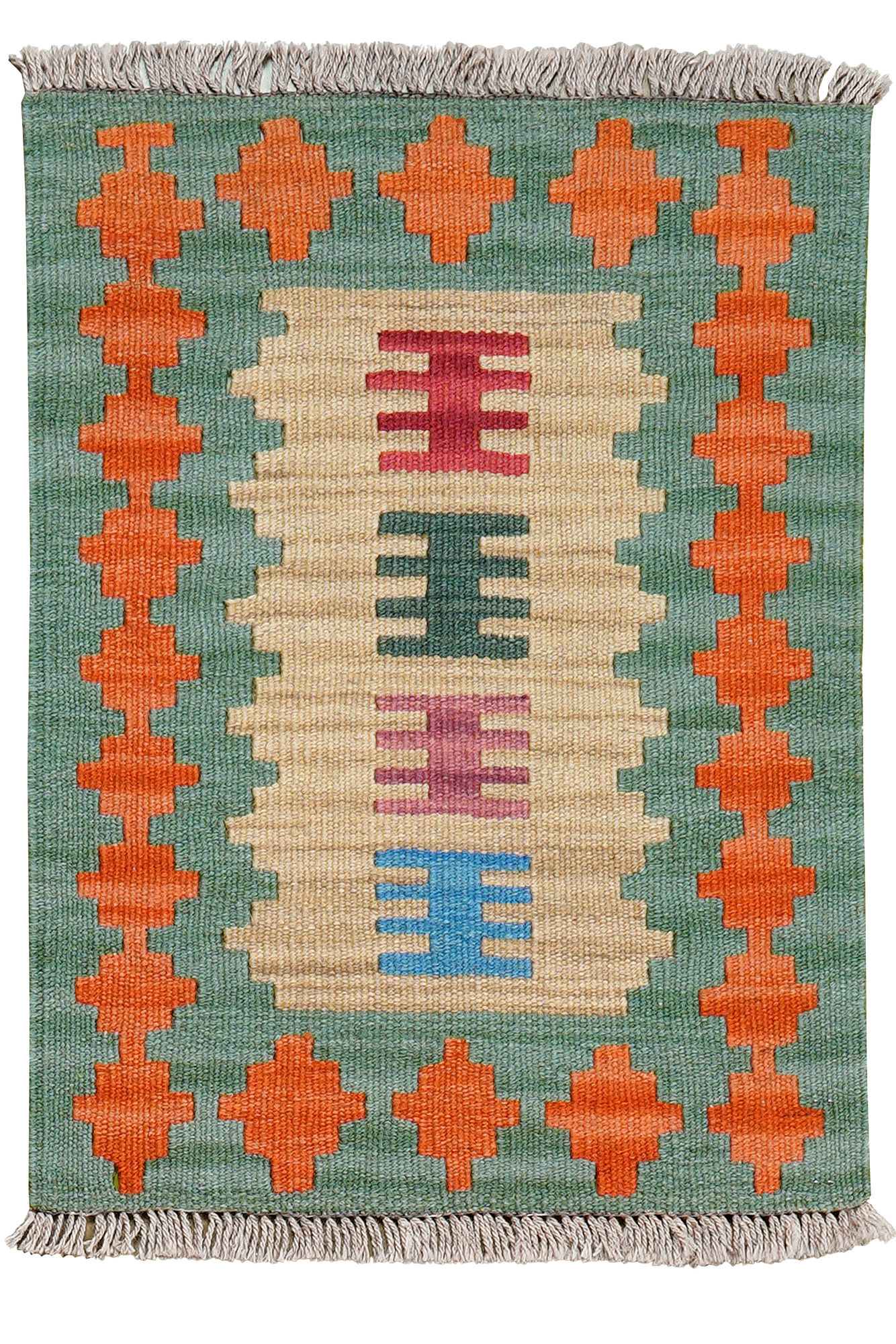 Kilim Gashgai Teppich Mehrfarbig 0