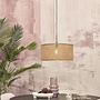 Java Pendant Light 1-bulb Bamboo Beige 3
