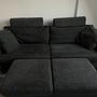 Sofa 2-Sitzer Dunkelgrau 1