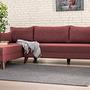 Bella Sofa Récamiere Links Rot 0