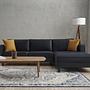 Kale Ecksofa Rechts Samt Anthrazit 2