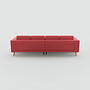 Tyme Sofa 4-Sitzer Wolle Korallenrot 3