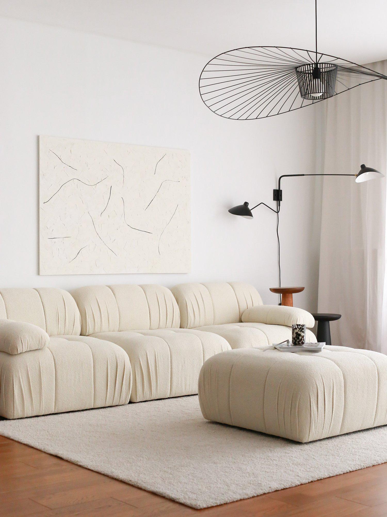 Soli Corner Sofa White 3