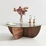 Lily Coffee Table Walnut Brown 4