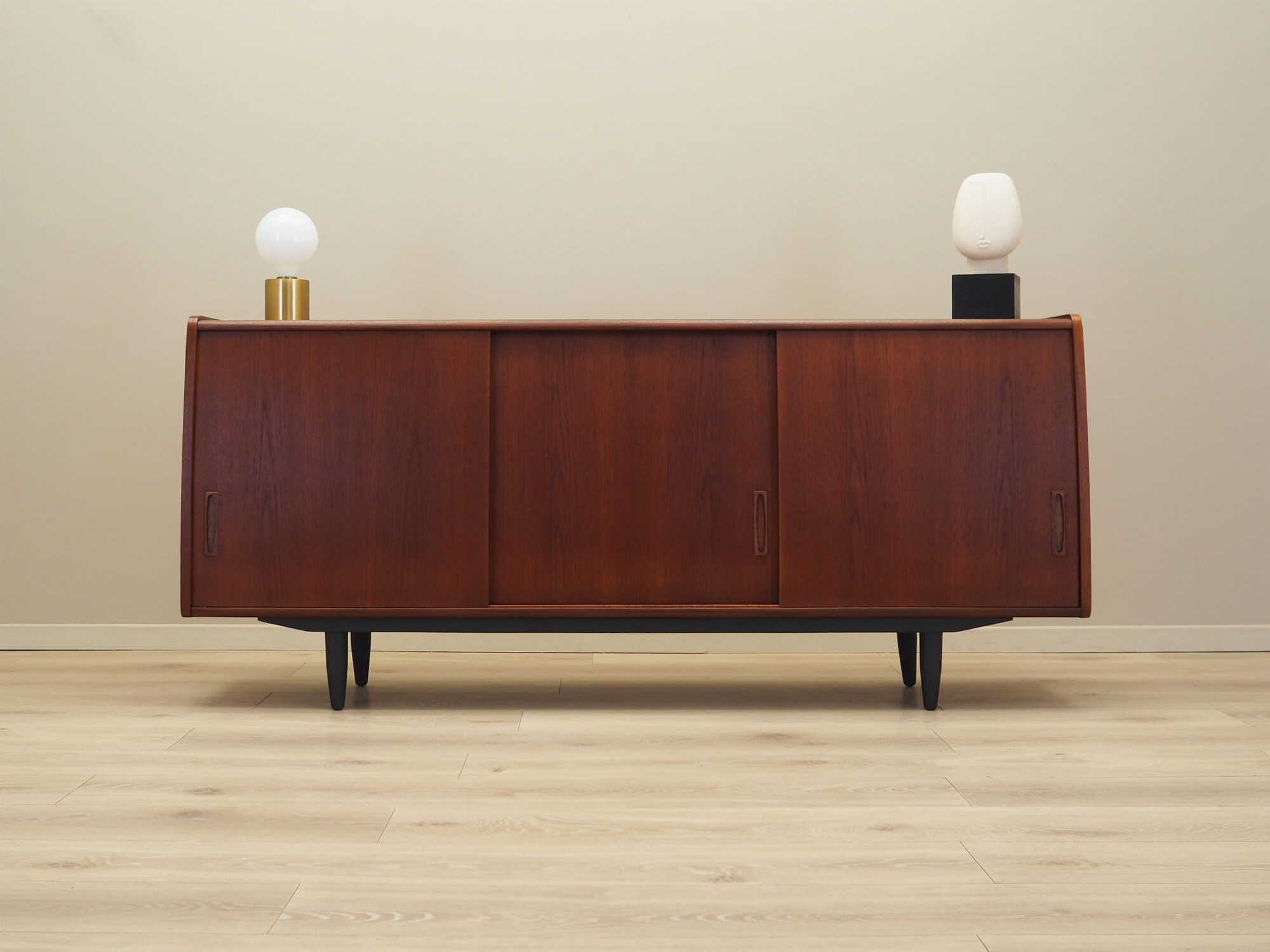 Sideboard Teakholz Braun 1970er Jahre 1