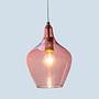 1-flammige Pendelleuchte Babyrosa 0
