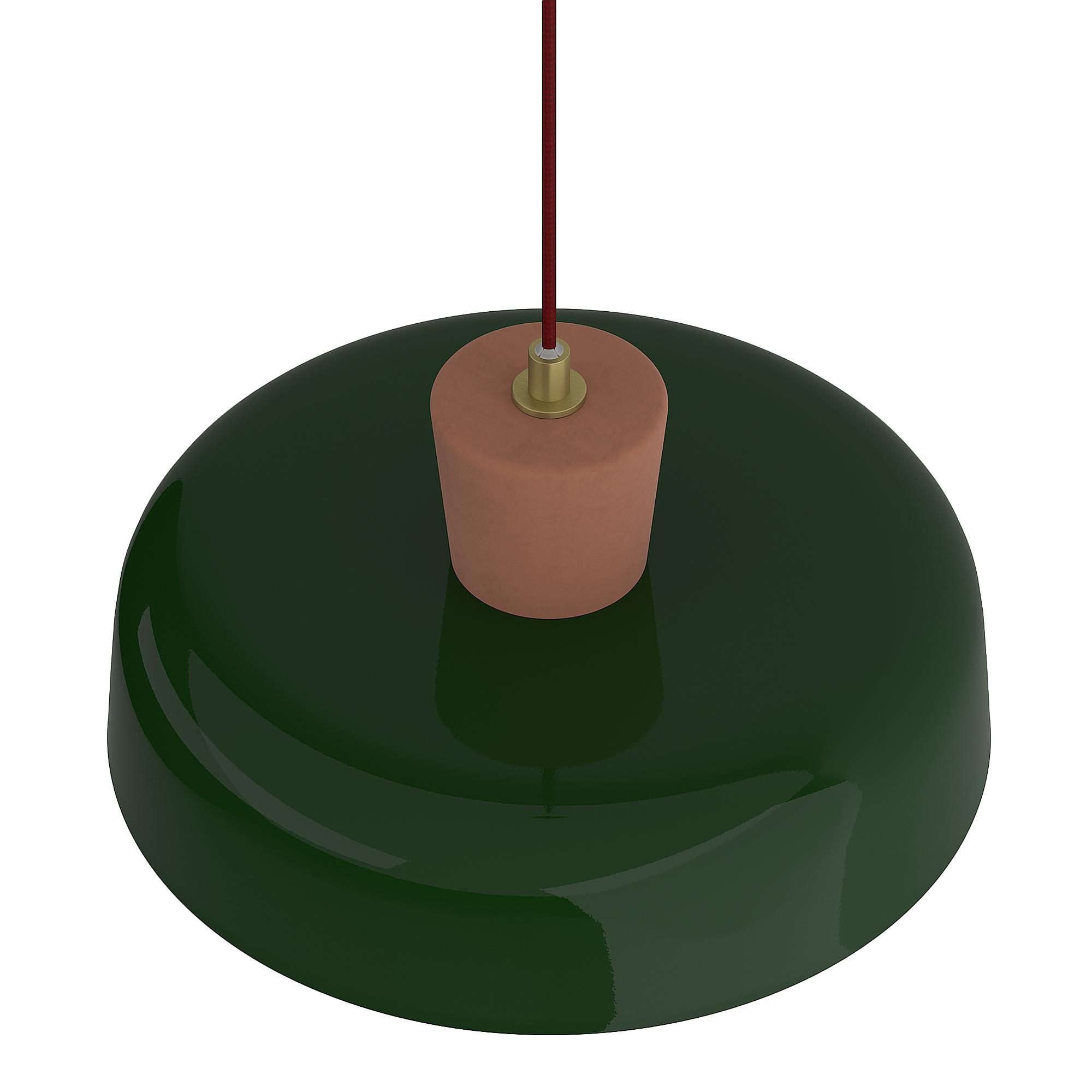 Vivia Typ B Pendelleuchte 1-flammig Keramik Grün 4