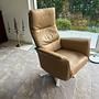 Ecksofa Leder Beige 4