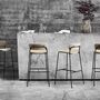 Pavilion AV1 Bar Stool Textile Steel Black 5