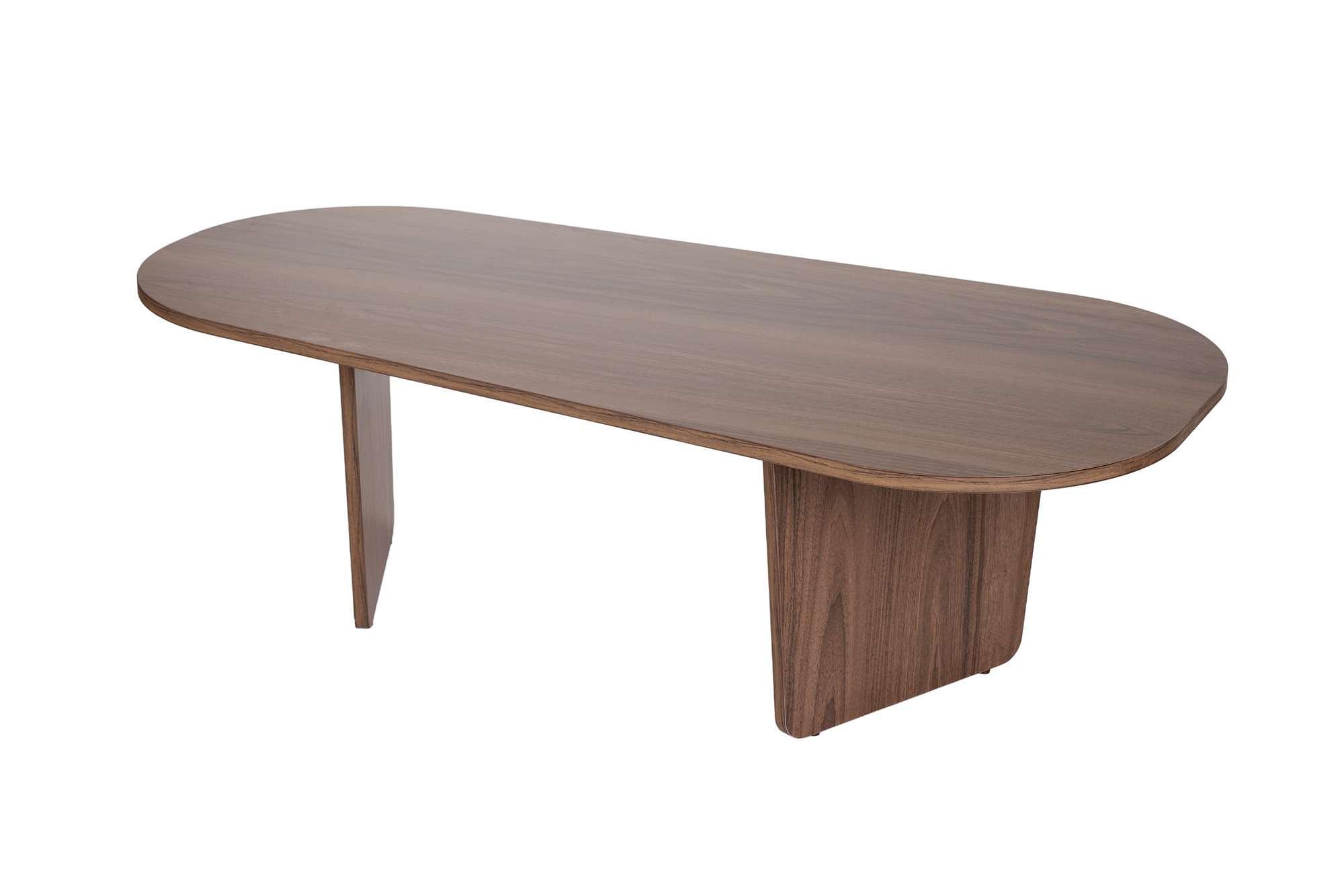 Oval Coffee Table Walnut 0
