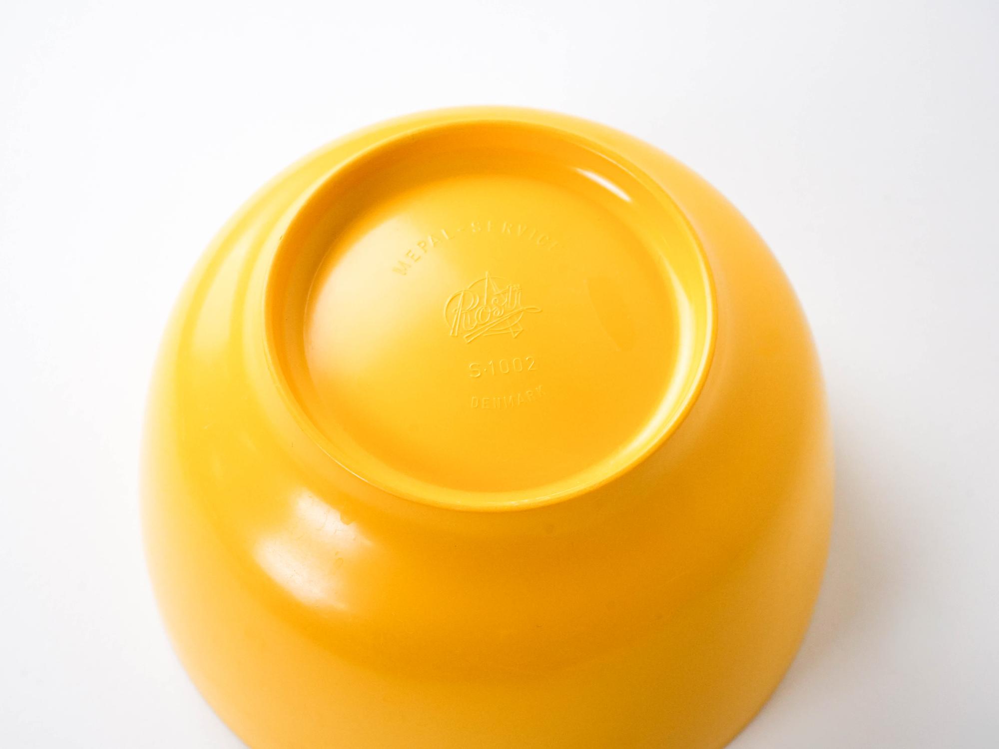 Bowl 1960s Yellow 4