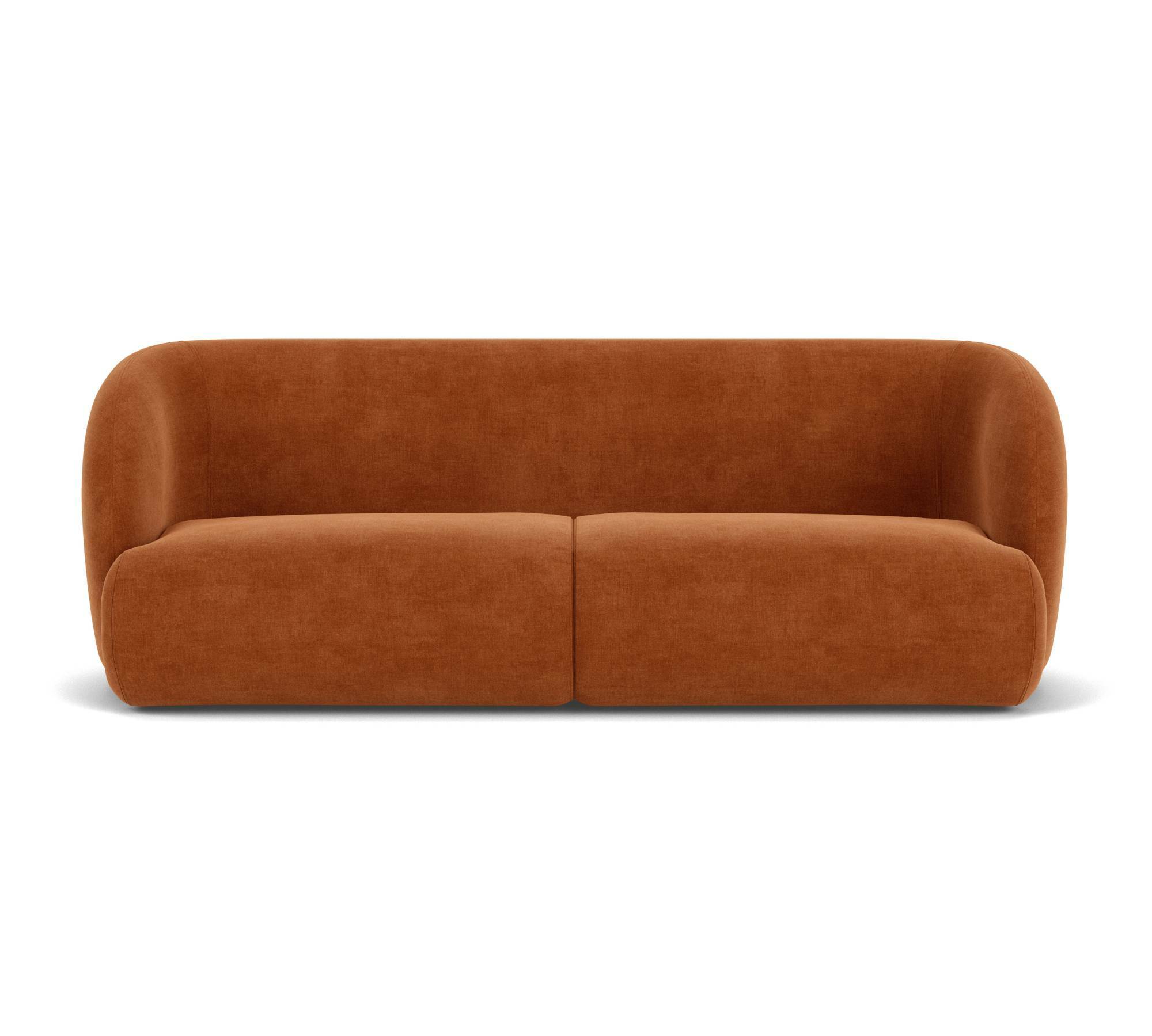 Design-Award-Winning Paula Sofa 3-Sitzer Moss Rust 0