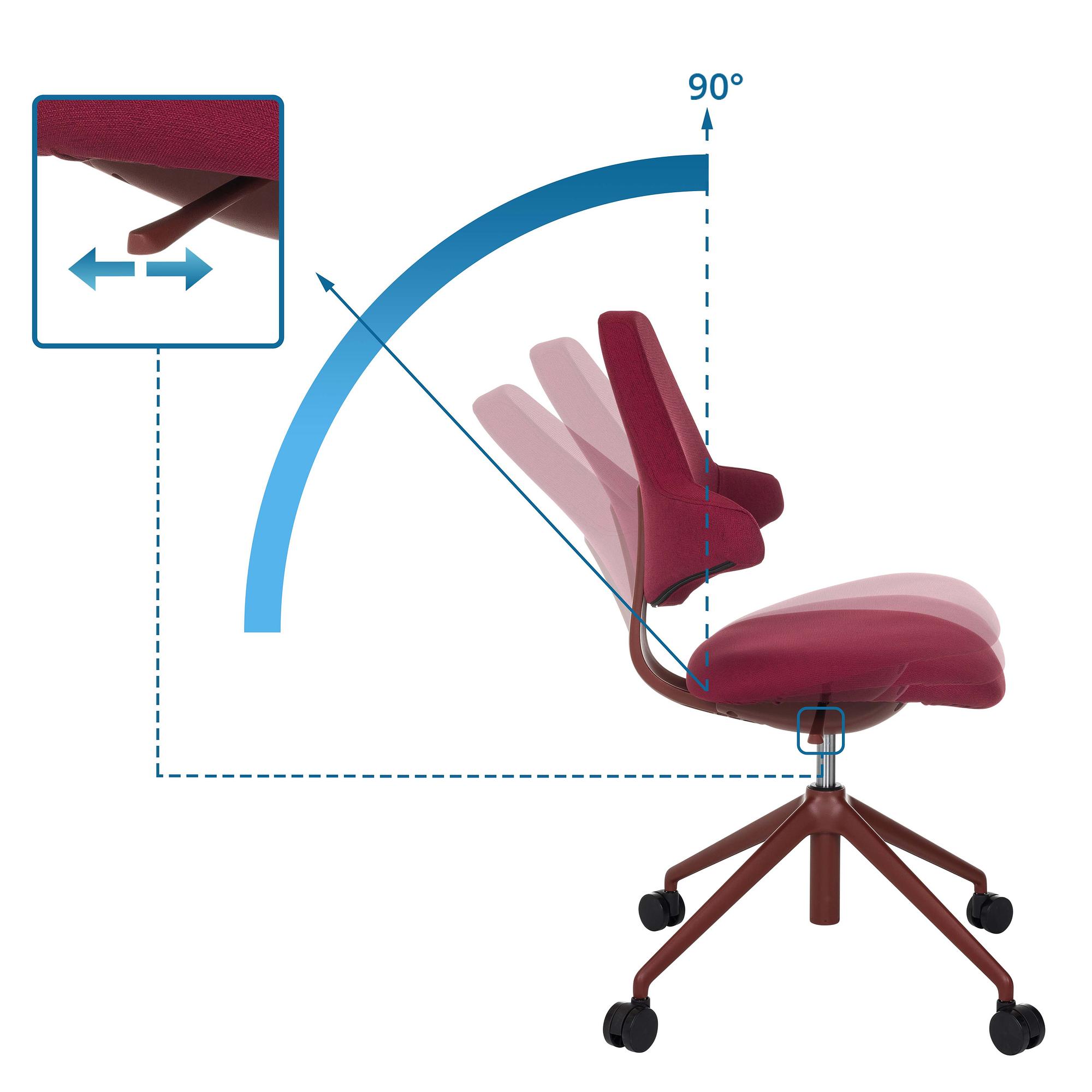 PALIANO Bürostuhl Rot 1