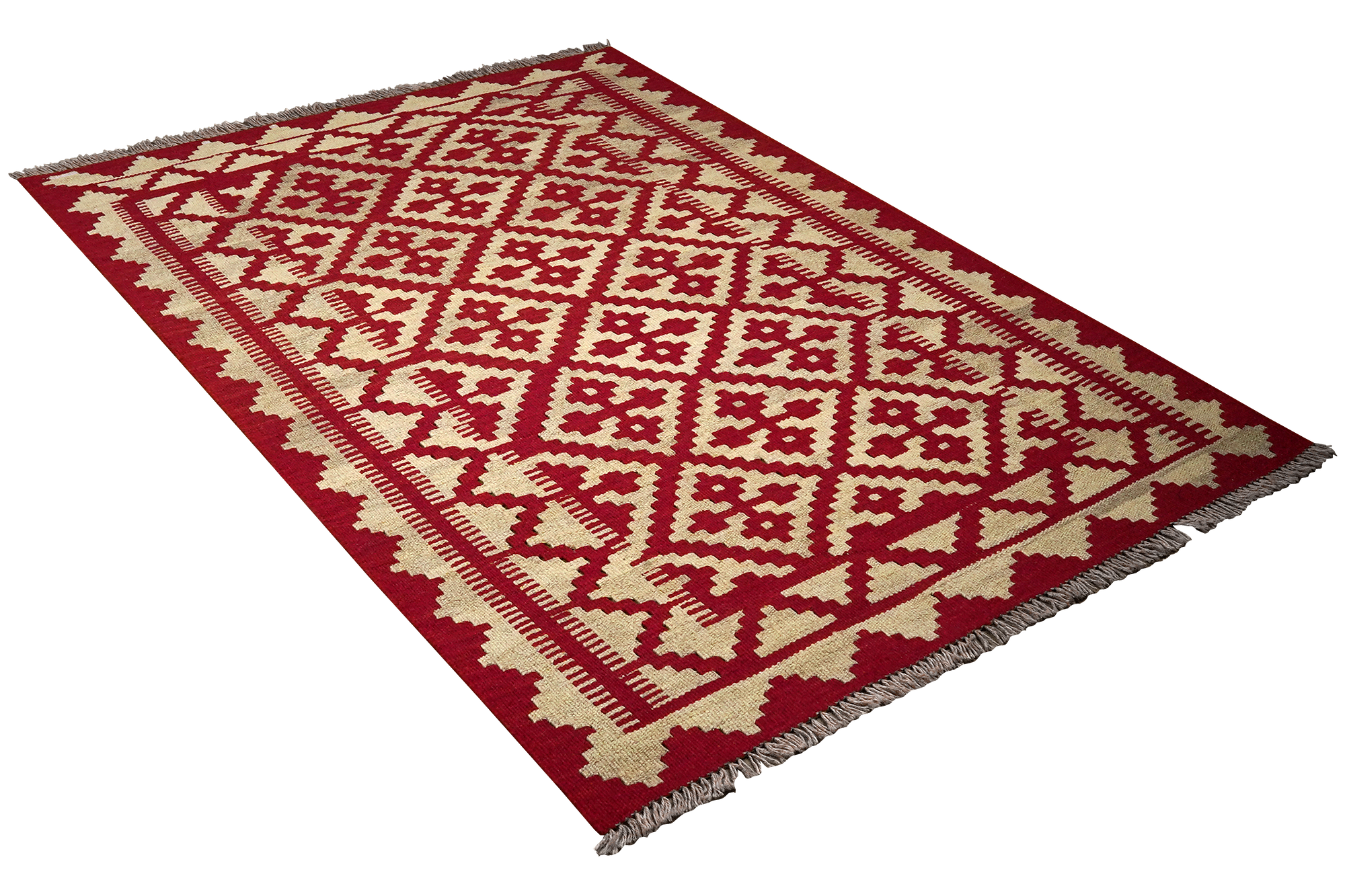 Kilim Gashgai Teppich Wolle Rot 2
