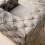 Elegantes Sofa 2-Sitzer Anthrazit 3