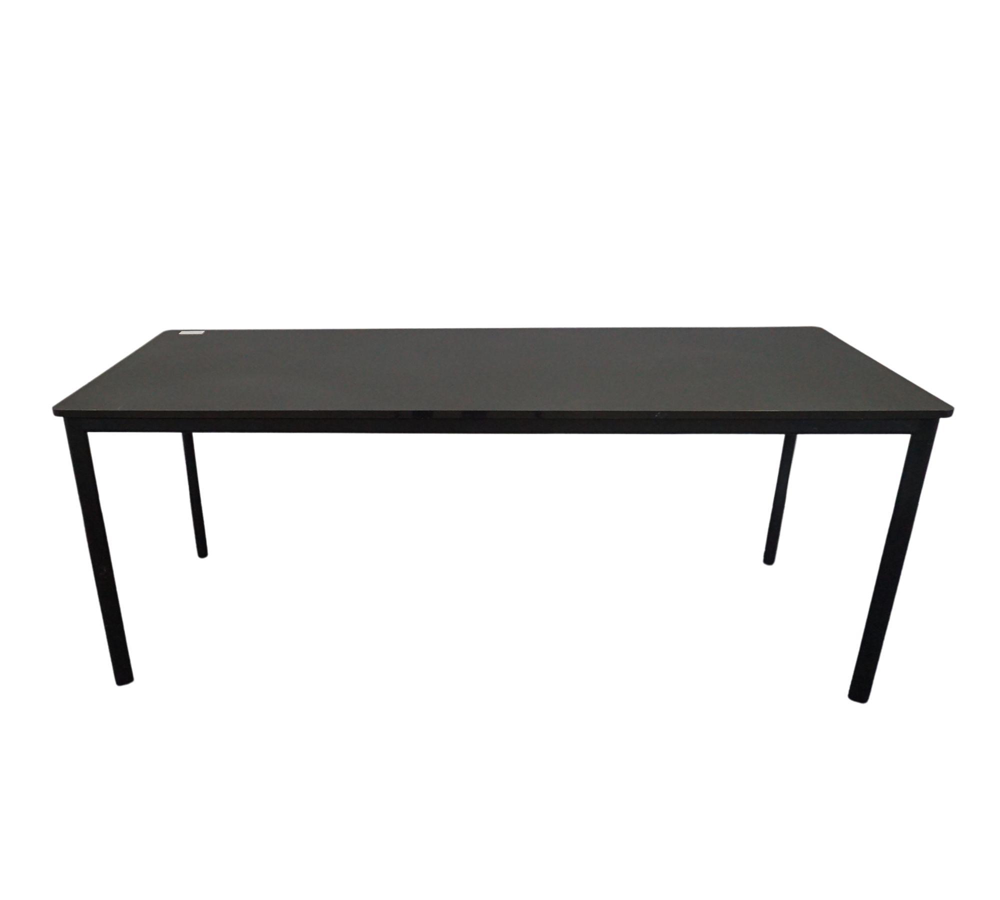Drip Frame Dining Table Black 190x80cm 2