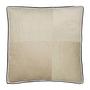 Dekokissen Arna Samt Baumwollstoff Beige 0