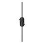 LED wall lamp Renaissance 1-light metal black 0