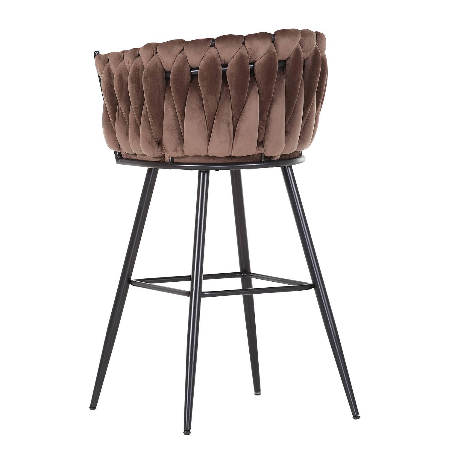 Barstuhl Feltham Kokosnuss Braun 3