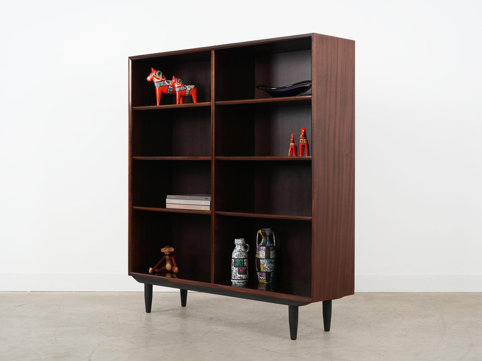 Mahogany bookcase 1970s 3
