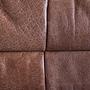 Togo Sofa 3-Sitzer Pull-Up-Leder Kieferbraun 7