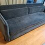 Bungalow Schlafsofa 3-Sitzer Baumwolle Blau 5