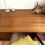 Schreibtisch mit Stuhl Holz 1950er Jahre 1