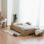 Lume Montessori Bett Holz Olive 4
