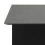 2x Wandregal Metall Schwarz 3