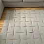 Tiles Teppich Wolle Grau 4