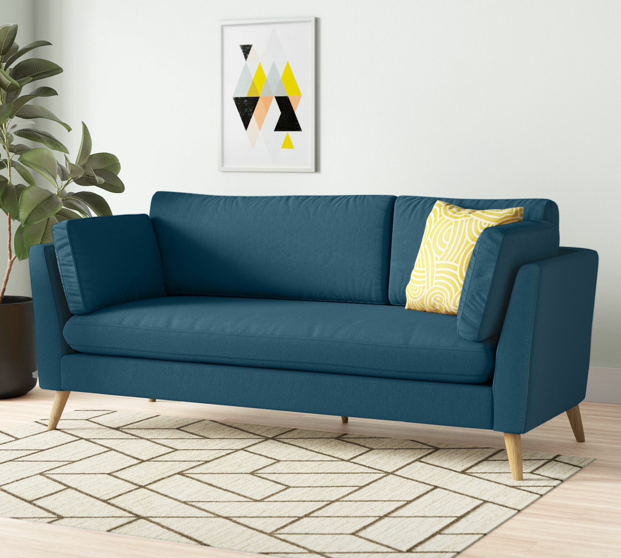 Sofa 3-Sitzer Blaugrün 4
