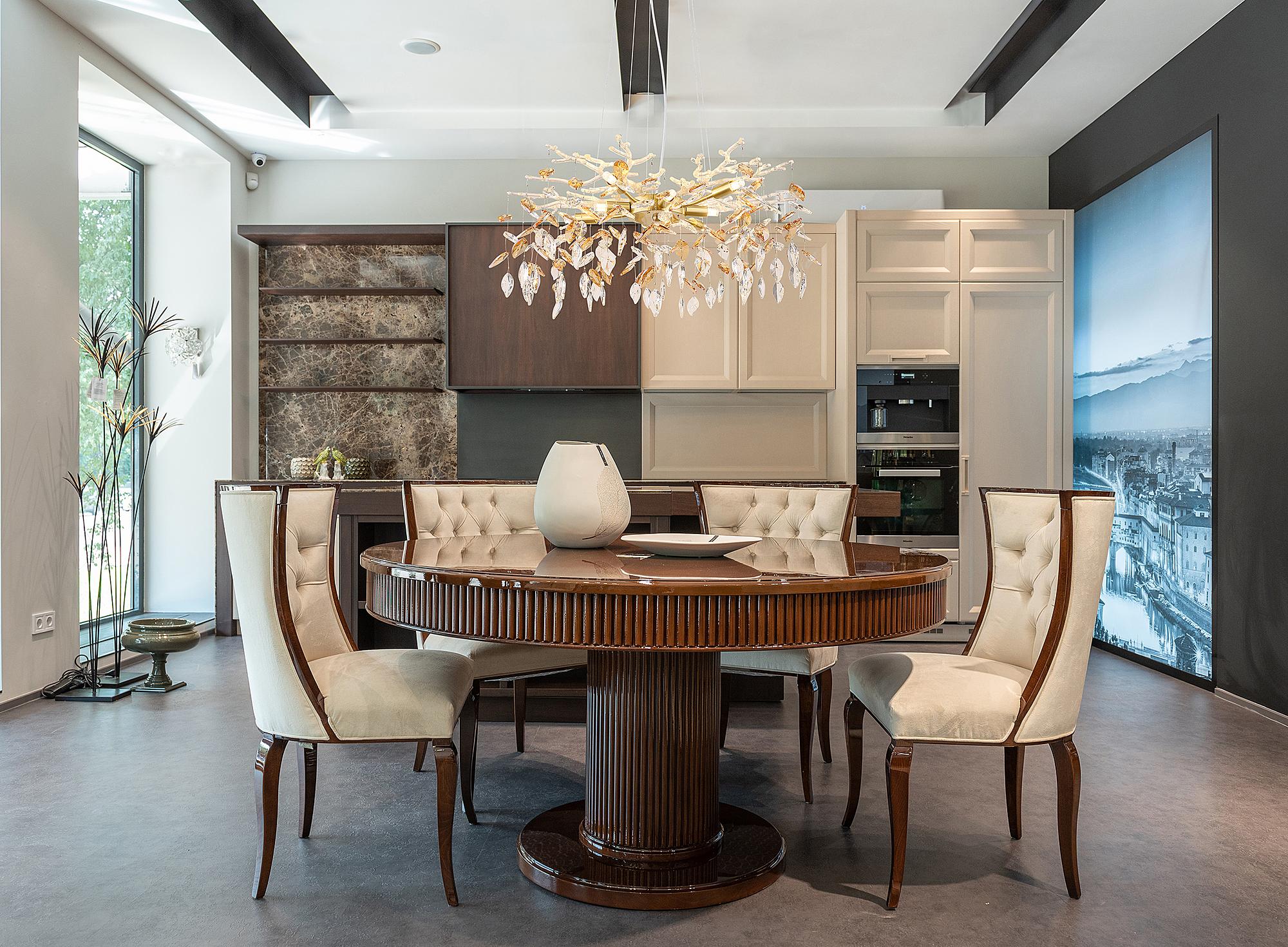 Danna Kronleuchter  8-flammig Kristallglas Eisen 2